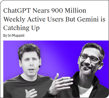 ChatGPT nearing 900 million weekly active users